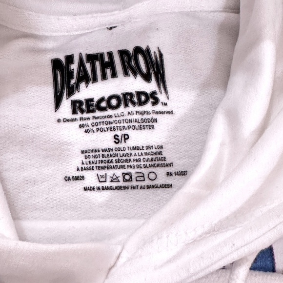 NWOT Death Row Records Snoop City Graphic Hoodie - Picture 5 of 5